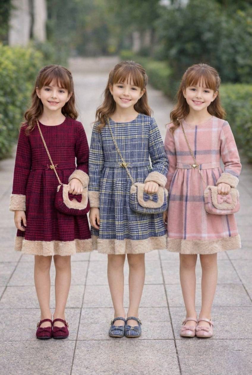 كسوة بناتية راقية وأنيقة